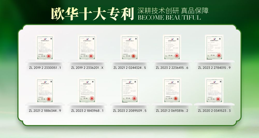 JUVA欧华十大专利技术
